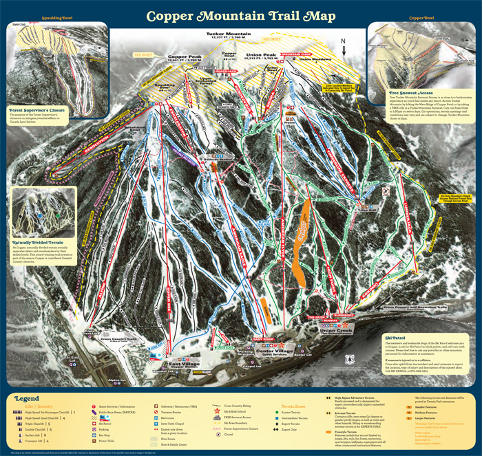 Copper Trail map